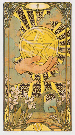 Golden Art Nouveau Tarot - Image 5