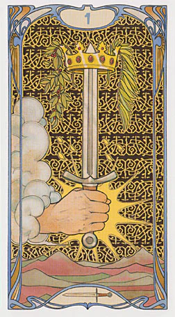 Golden Art Nouveau Tarot - Image 7